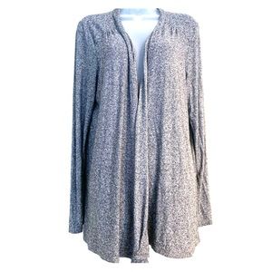 J. Jill Heather Grey Cardigan Sweater